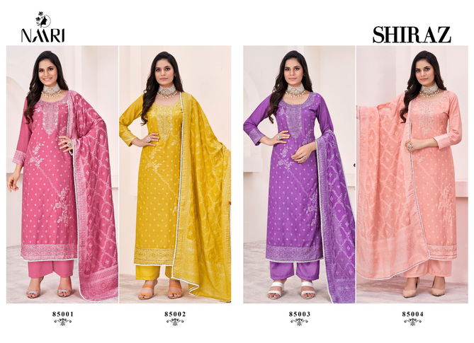 Siraz By Naari Viscose Muslin Jacquard Wedding Salwar Kameez Wholesale Market In Surat